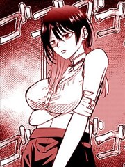 防溺水漫画第二格：雨后堤岸上的青苔与湿滑石块特写